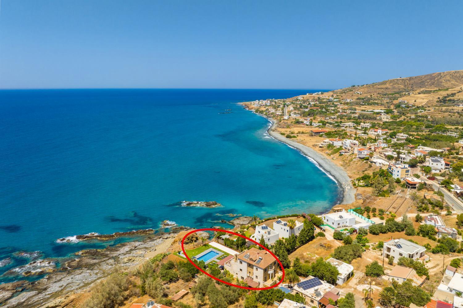Villa Beach Heaven Pomos Buitenkant foto