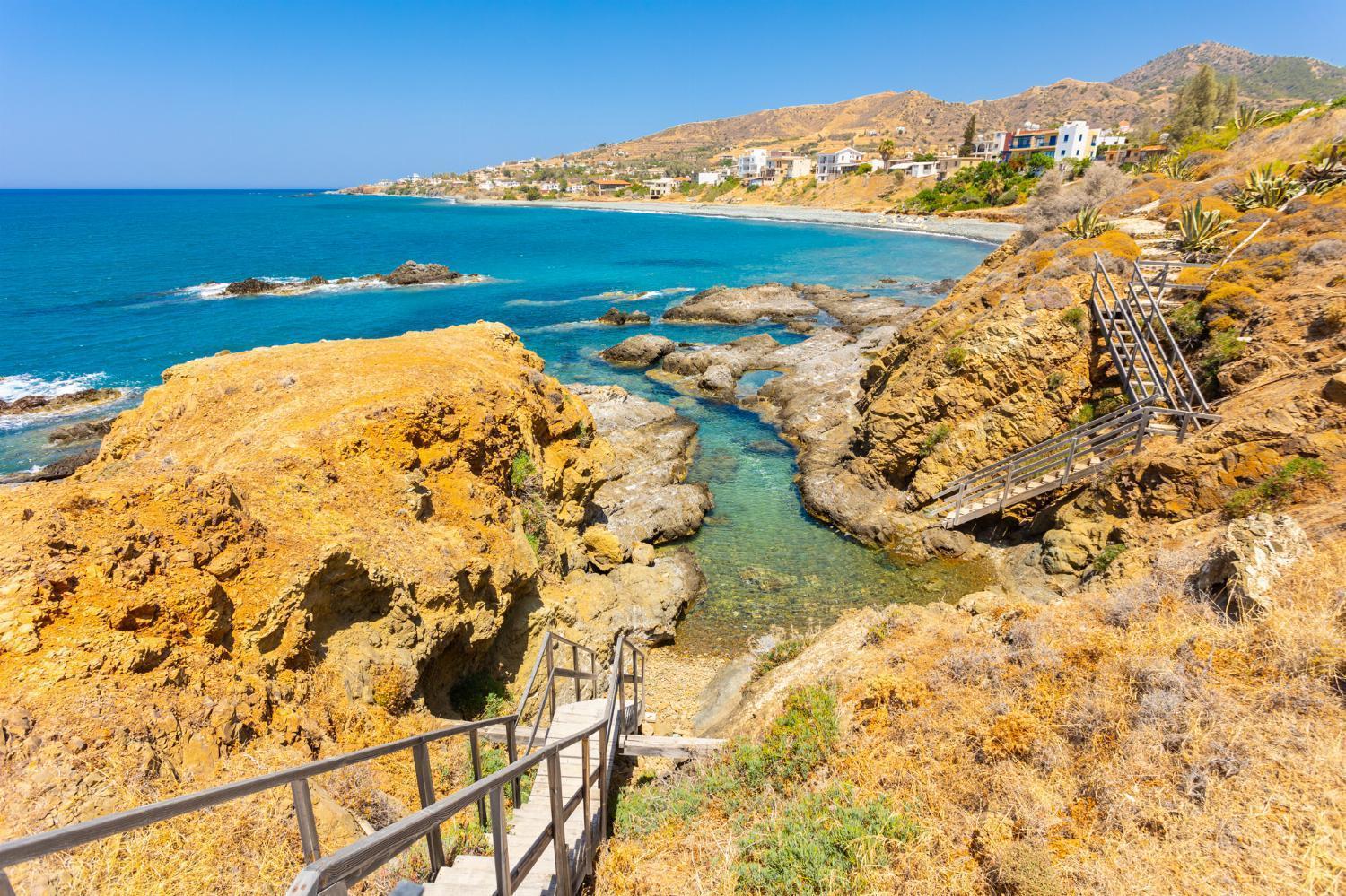 Villa Beach Heaven Pomos Buitenkant foto
